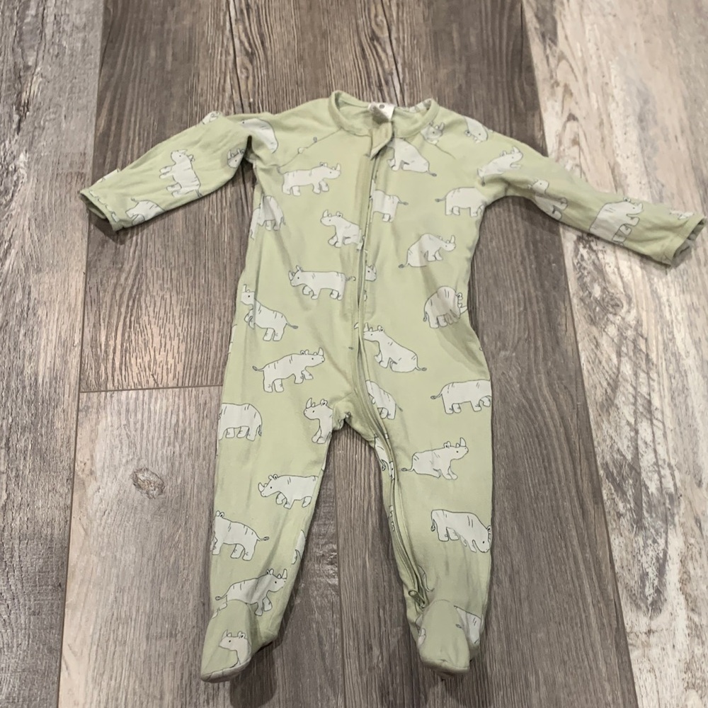 Target Green Kids One Piece with Animal Print